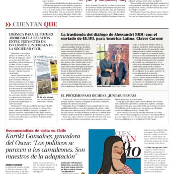 Kartiki Gonsalves, ganadora del Oscar: «Los políticos se parecen a los camaleones. Son maestros de la adaptación»