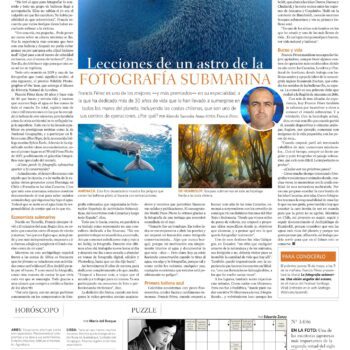 Lecciones de un astro de la fotogratia submarina